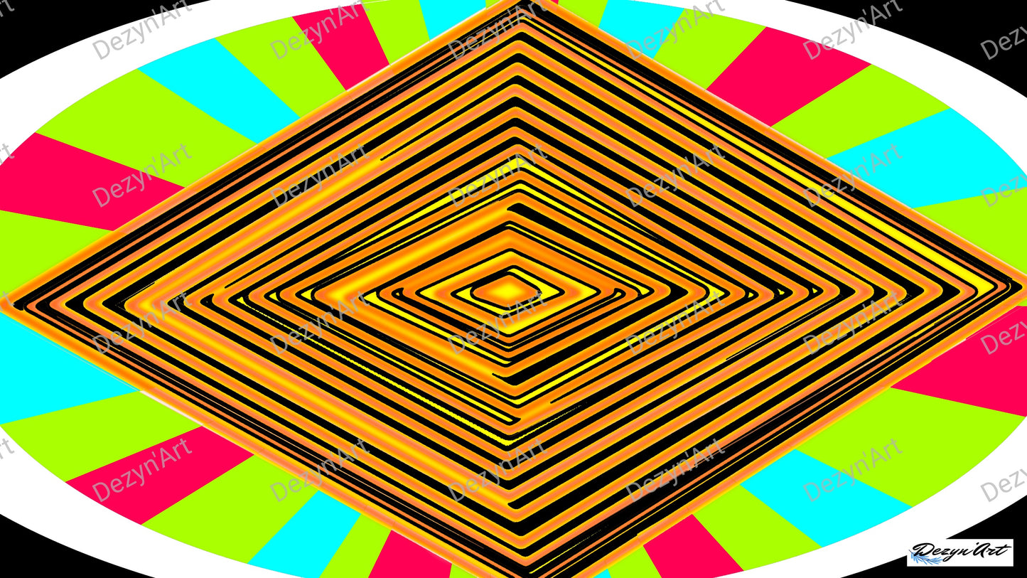 Dessin Cubiforme 11 - Dessins numériques, téléchargeables - Dezyn'Art Boutique en ligne