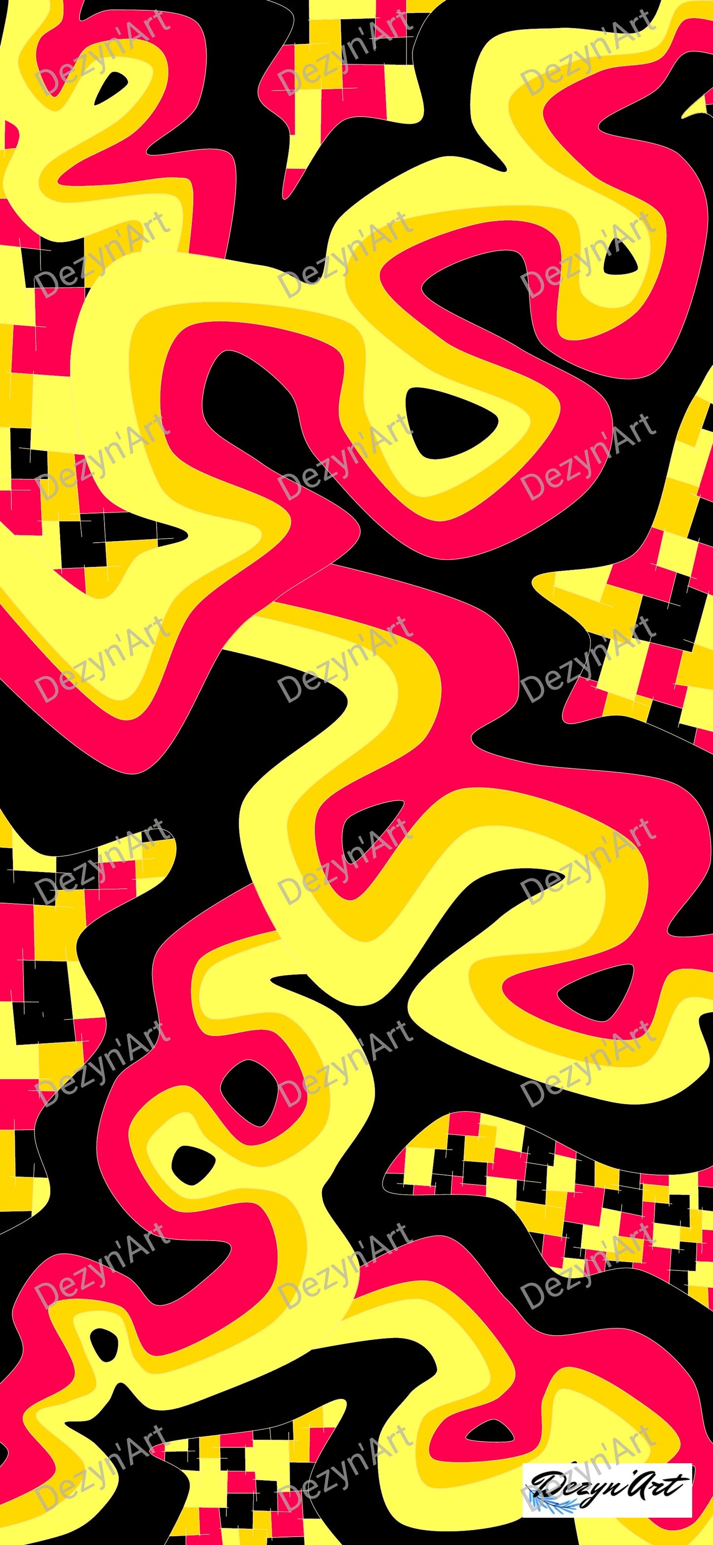 Dessin Vagues 2 - Dessins numériques, téléchargeables - Dezyn'Art Boutique en ligne