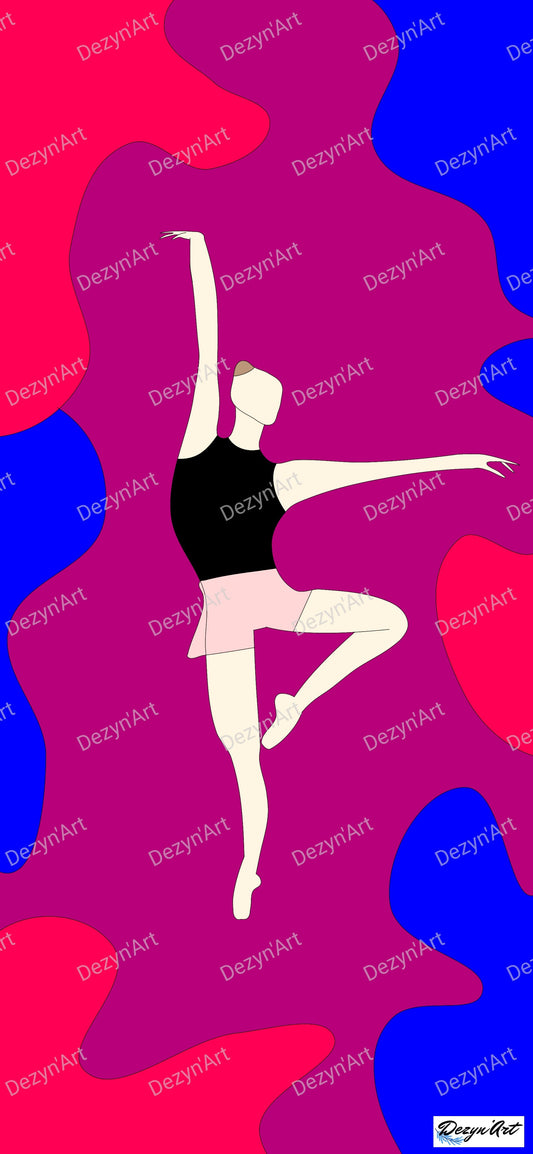 Dessin Danseuse 1 - Dessins numériques, téléchargeables  - Dezyn'Art Boutique en ligne