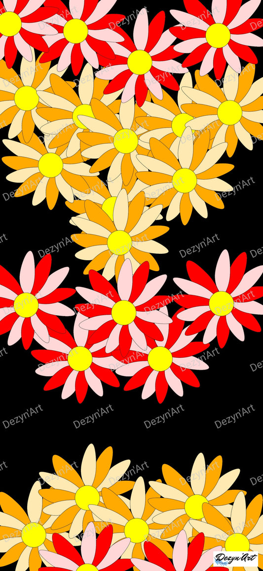 Dessin Fleur 4 - Dessins numériques, téléchargeables  - Dezyn'Art Boutique en ligne