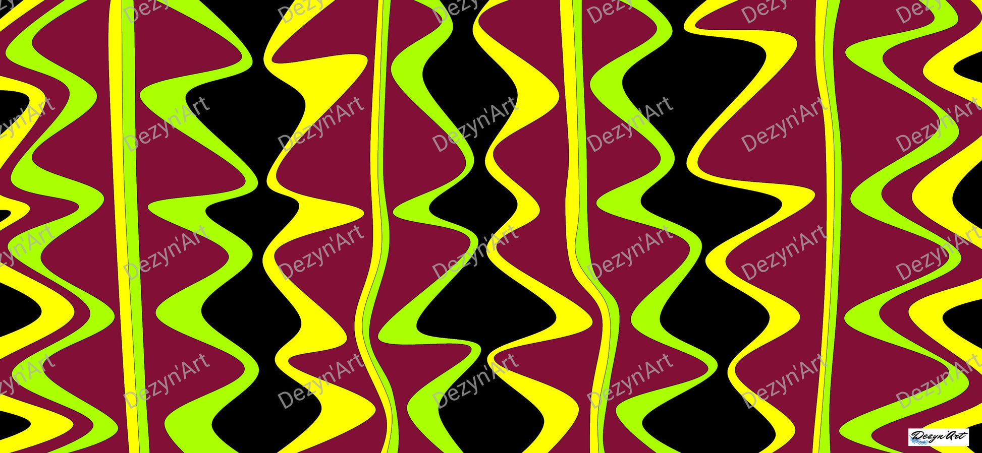 Dessin Vagues 3 - Dessins numériques, téléchargeables  - Dezyn'Art Boutique en ligne